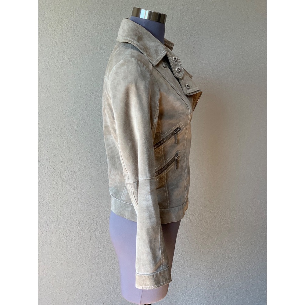 *CLOSET CLOSING* Michael Kors Suede Moto Jacket- Sz Small - Picture 4 of 13